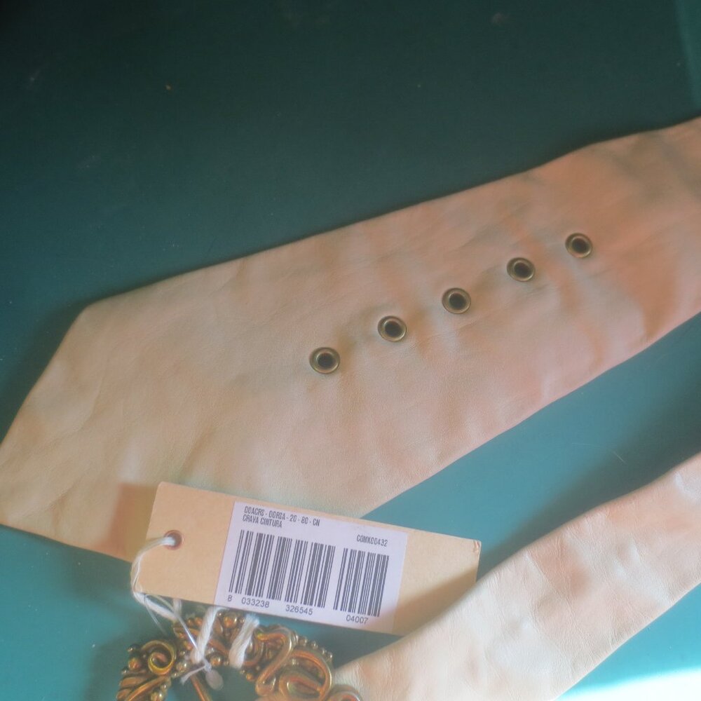 Brand New Genuine Rare Diesel Ladies Leather Belt Tie Design. Size Small - Picture 8 of 16